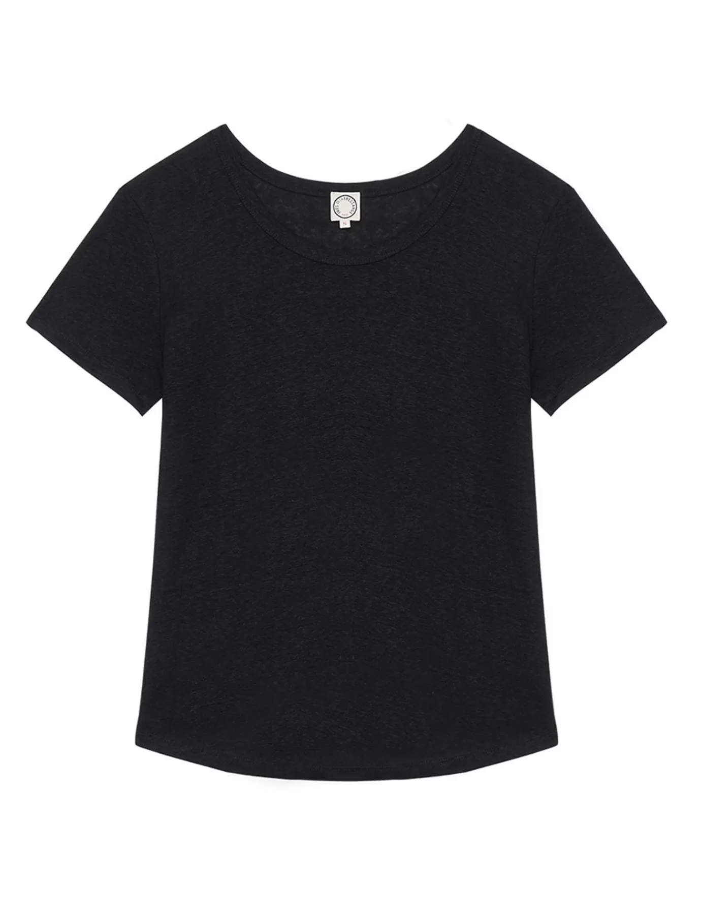 Ines De La Fressange Paris Tee Shirt Lison en lin noir