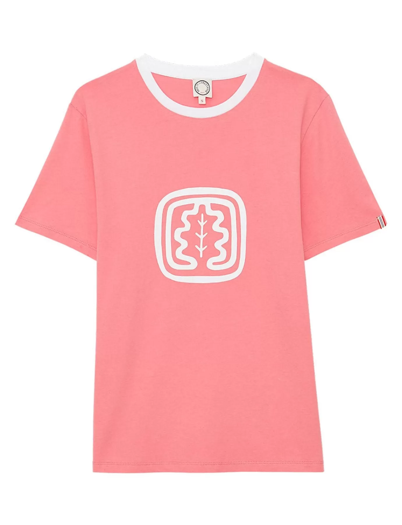 Ines De La Fressange Paris Tee-shirt Oscar col rond rose