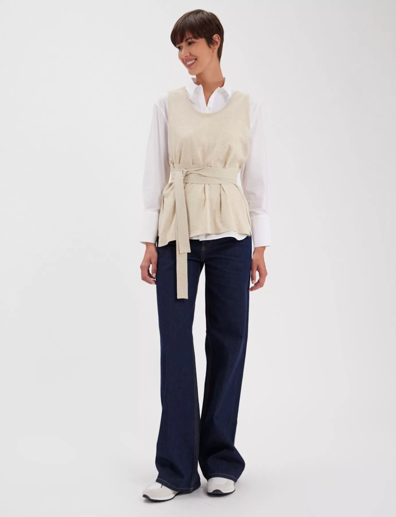 Ines De La Fressange Paris Top Albane beige