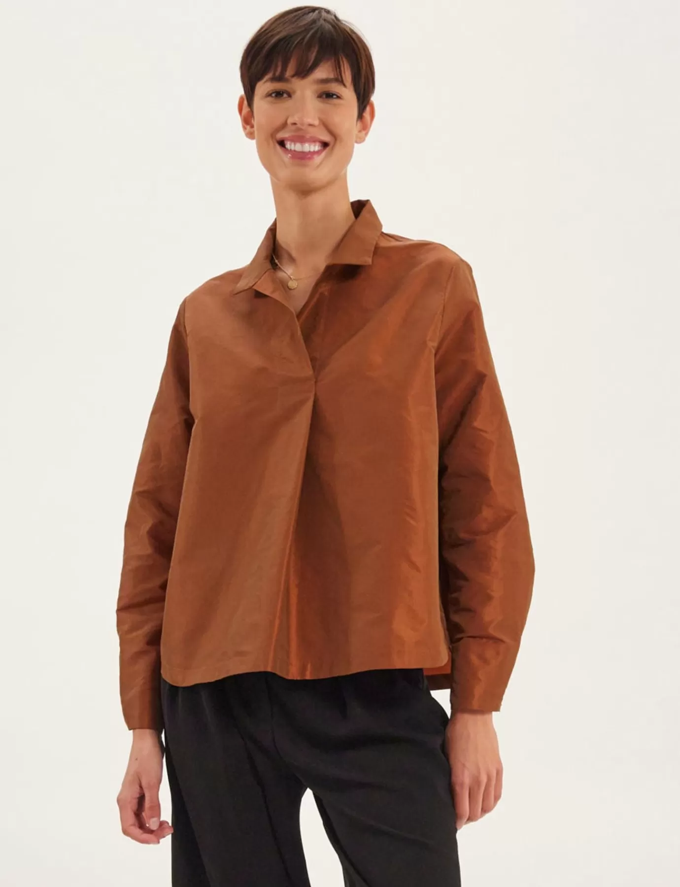 Ines De La Fressange Paris Top Noa couleur brique