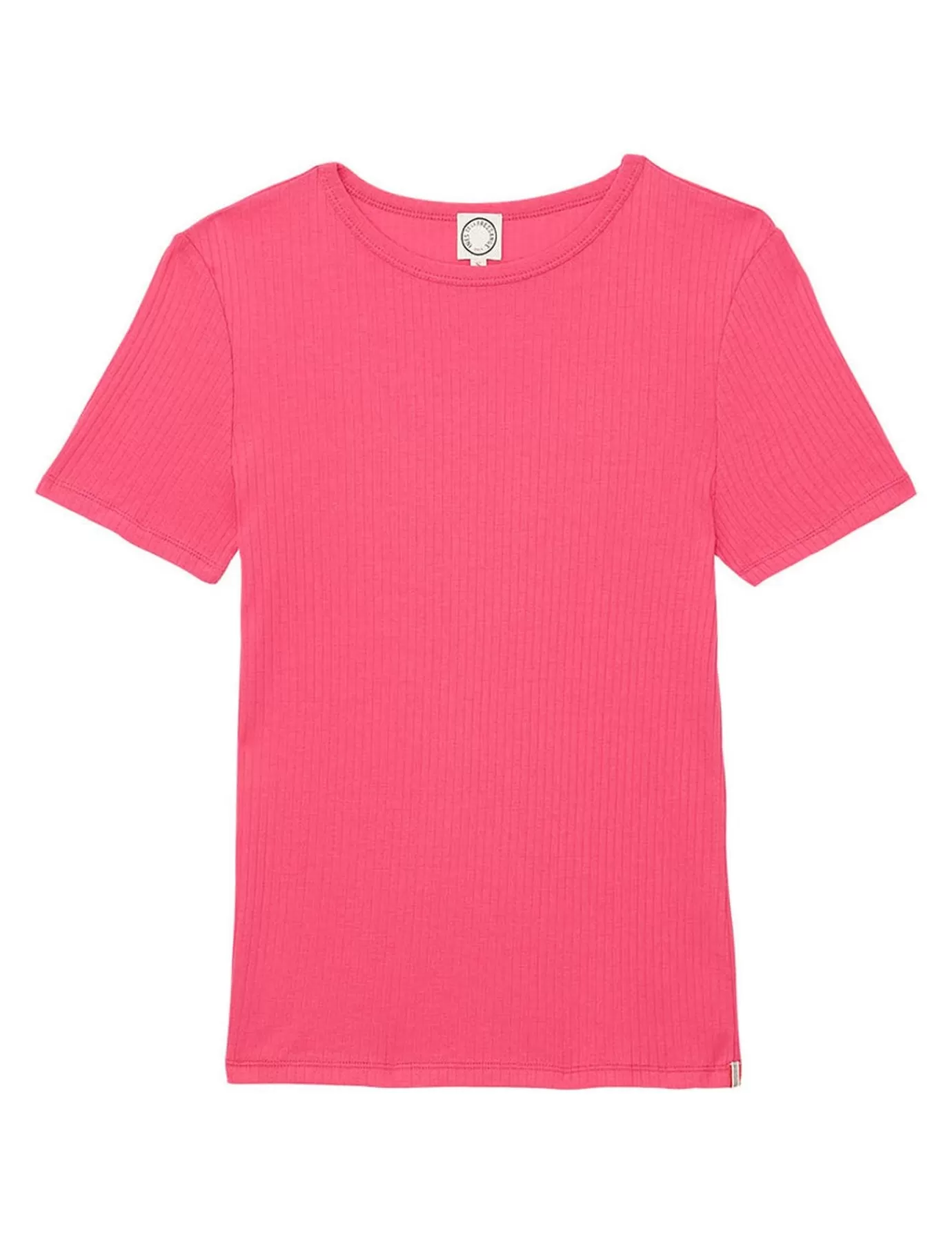 Ines De La Fressange Paris T-shirt Ella côtelé rose