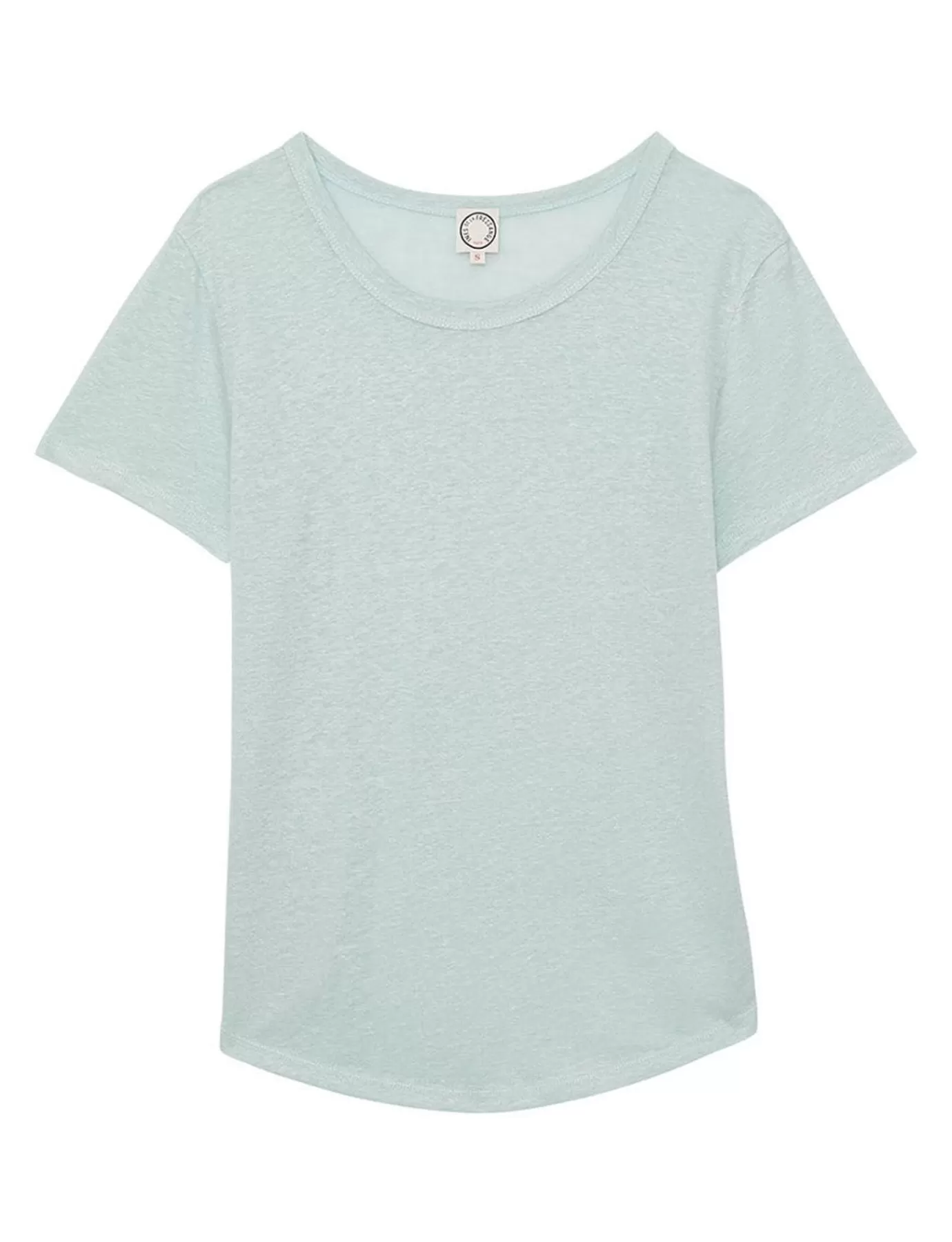 Ines De La Fressange Paris T-shirt Lison en lin turquoise