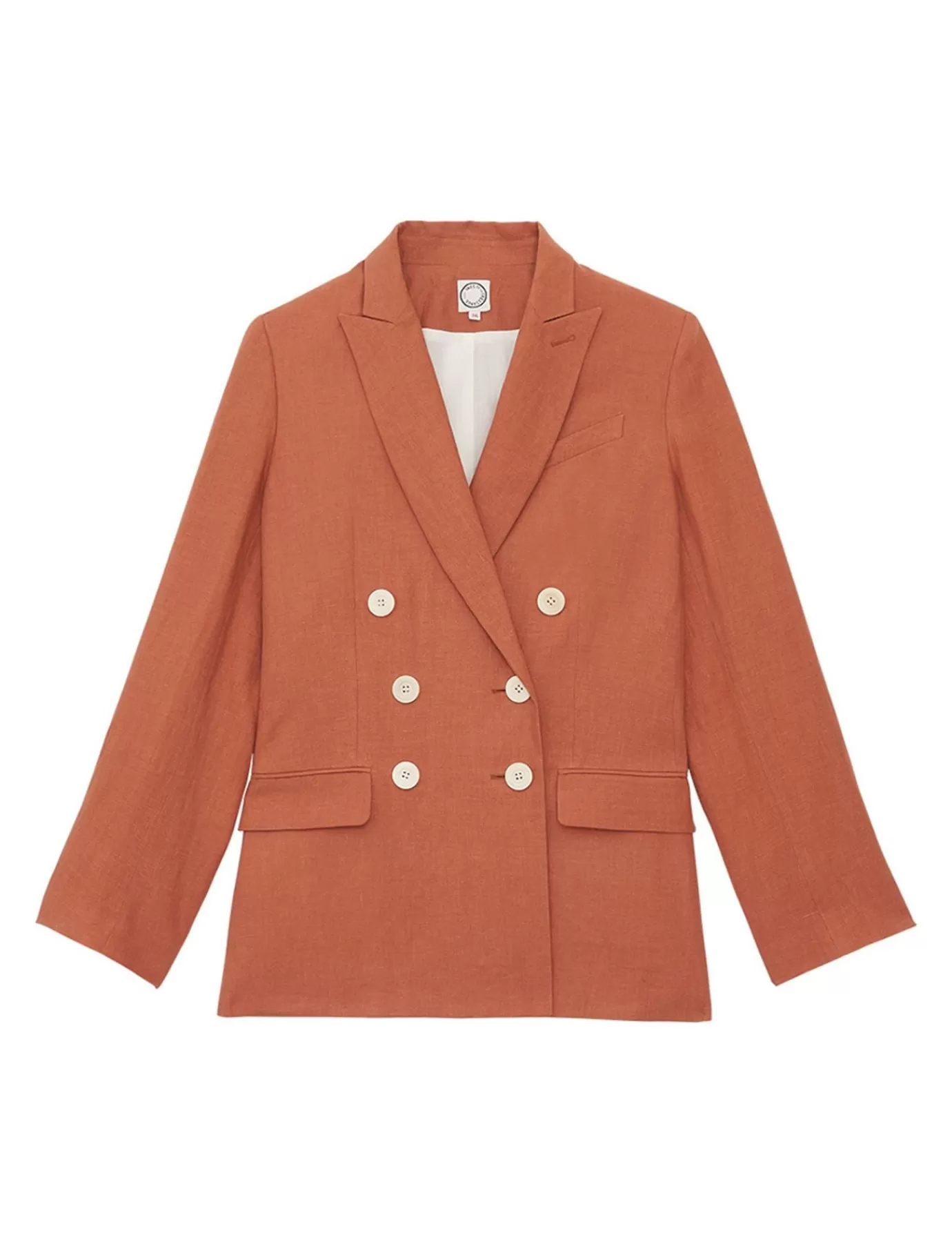 Ines De La Fressange Paris Veste Ezio lin caramel